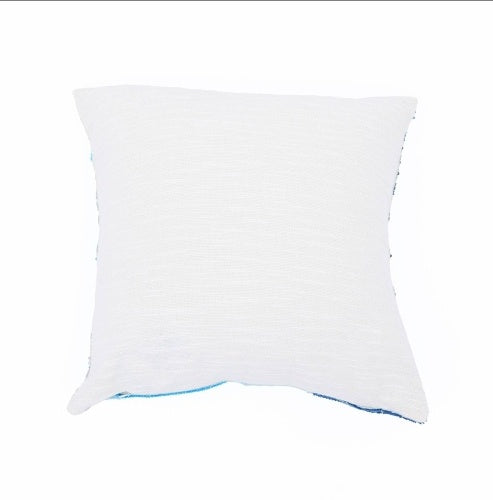 Shopi Vella white pillow case for handcrafted coastal pillow with soft textured fabric