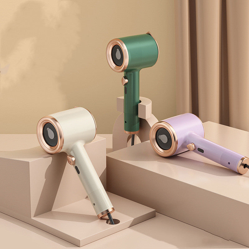 Shopi Vella travel clothes steamer US plug in green, white, and purple colors displayed on geometric stands