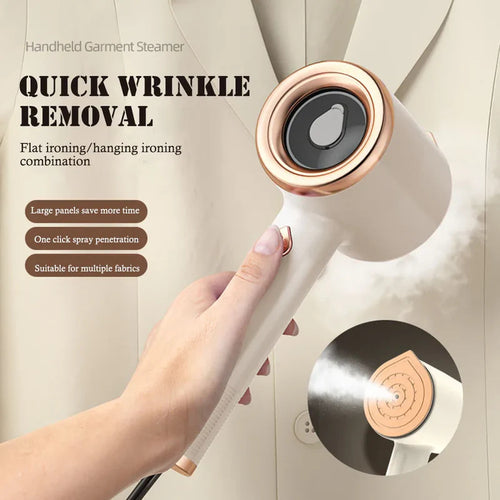 Travel clothes steamer US plug handheld garment steamer with quick wrinkle removal and large panels