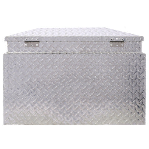 Shopi Vella heavy duty truck bed storage box made of durable diamond plate metal