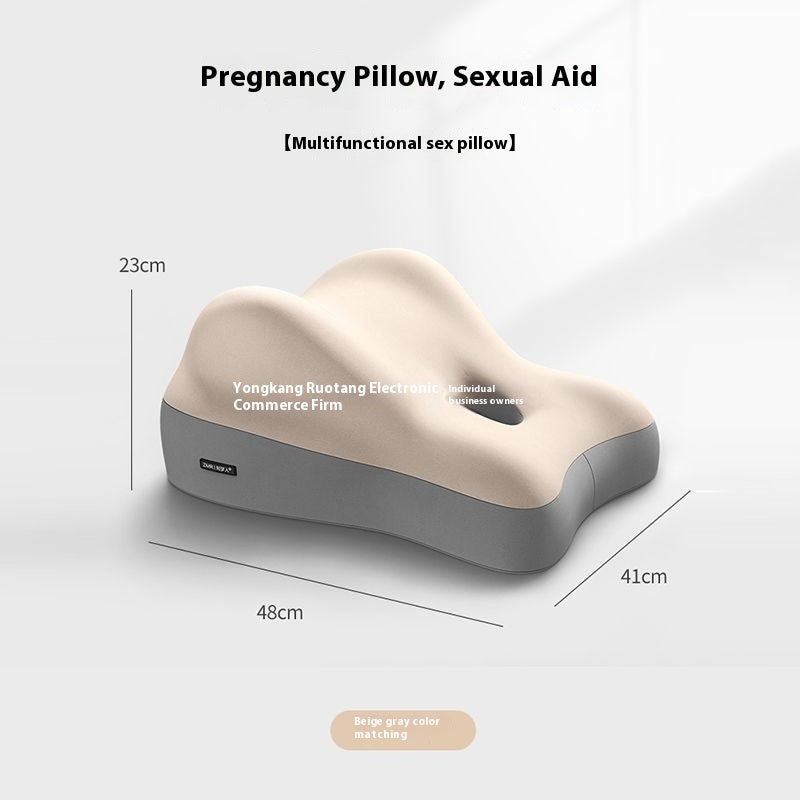 Shopi Vella hip raised sleep cushion pregnancy pillow with ergonomic design for support and comfort