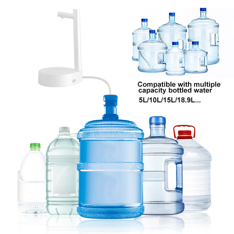 Shopi Vella desk water dispenser for office compatible with multiple large bottled water sizes