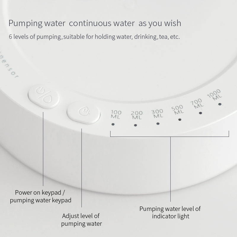 Shopi Vella desk water dispenser for office with adjustable pumping levels and indicator lights