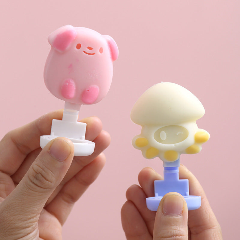 Shopi Vella ice hockey maker for kids featuring cute animal-shaped molds for fun kitchen storage