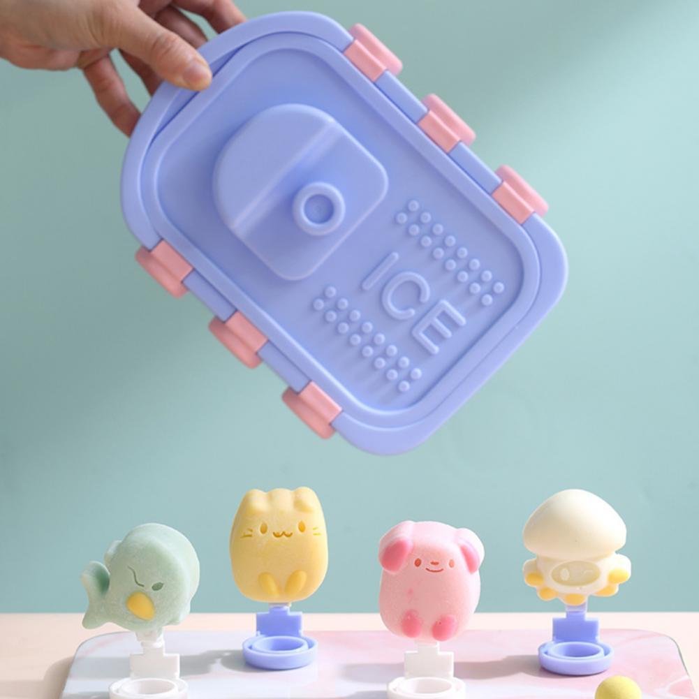 Shopi Vella ice hockey maker for kids in pastel colors with removable lids for kitchen storage