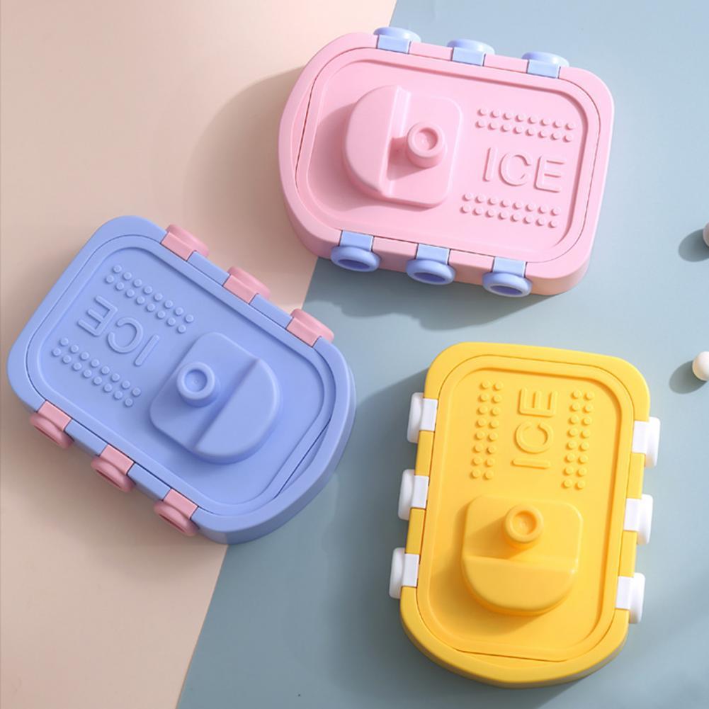 Shopi Vella ice hockey maker for kids in pink blue and yellow kitchen storage molds