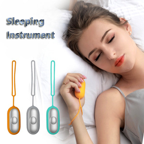 Shopi Vella intelligent sleep therapy device shown in three colors with woman peacefully sleeping