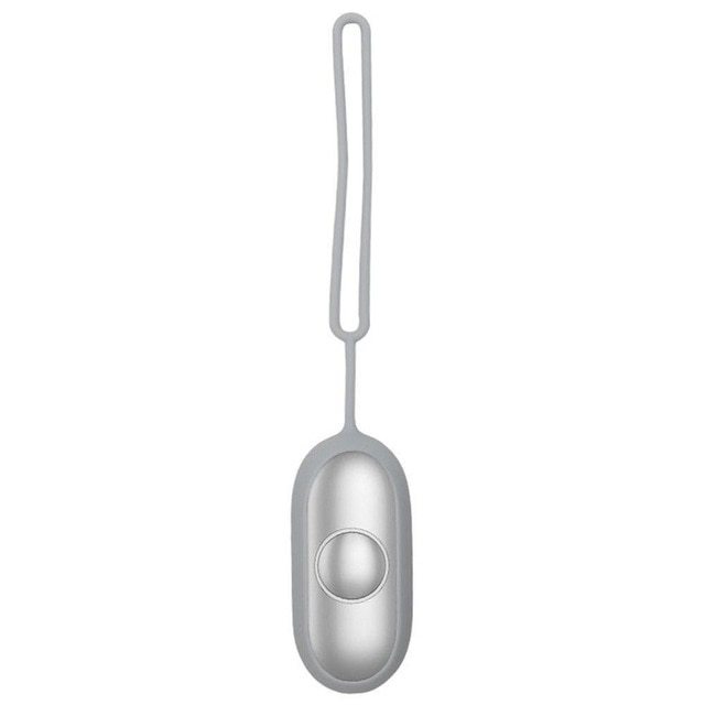 Shopi Vella intelligent sleep therapy device in silver with a looped strap for easy handling
