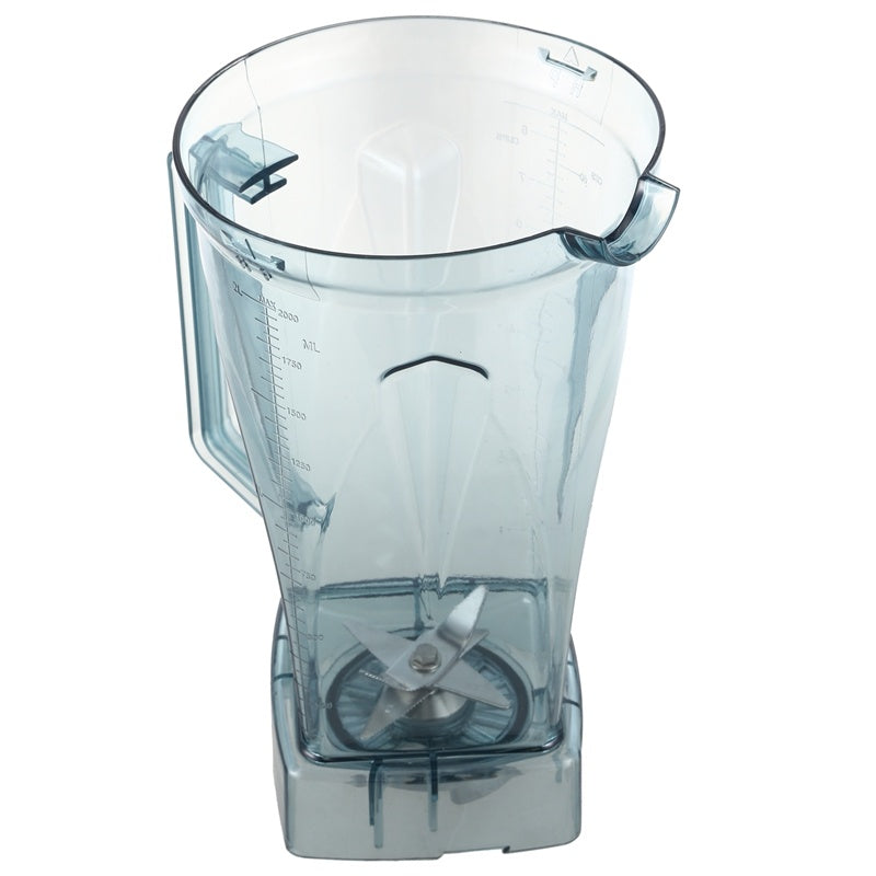 Shopi Vella JTC blender blade jar container clear plastic with measurement markings and metal blades