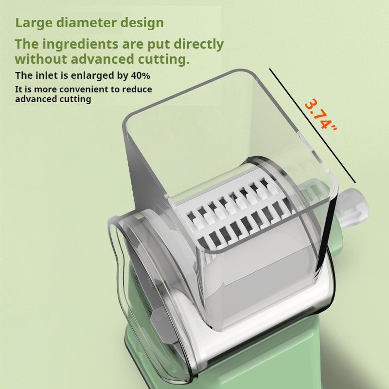 Shopi Vella kitchen vegetable slicer with large diameter design and transparent food inlet