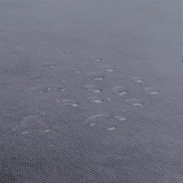 Close-up of water-resistant fabric material used in large fabric wardrobe 130x45x167cm by Shopi Vella