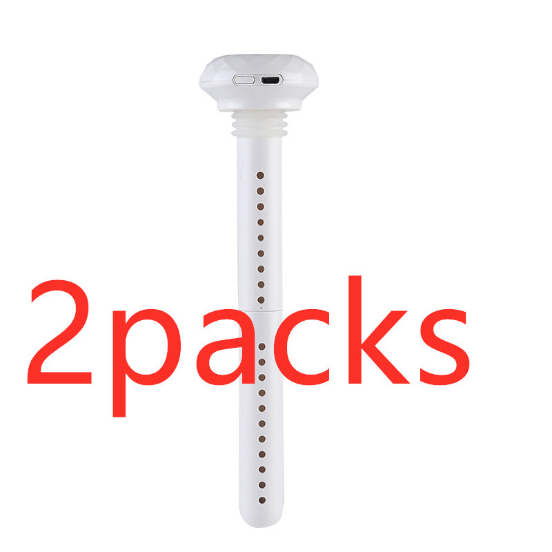 Shopi Vella 2 packs of white mini USB humidifier for home storage with compact design