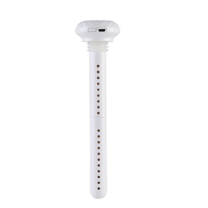 Shopi Vella mini USB humidifier in white with compact design and vent holes for home storage use