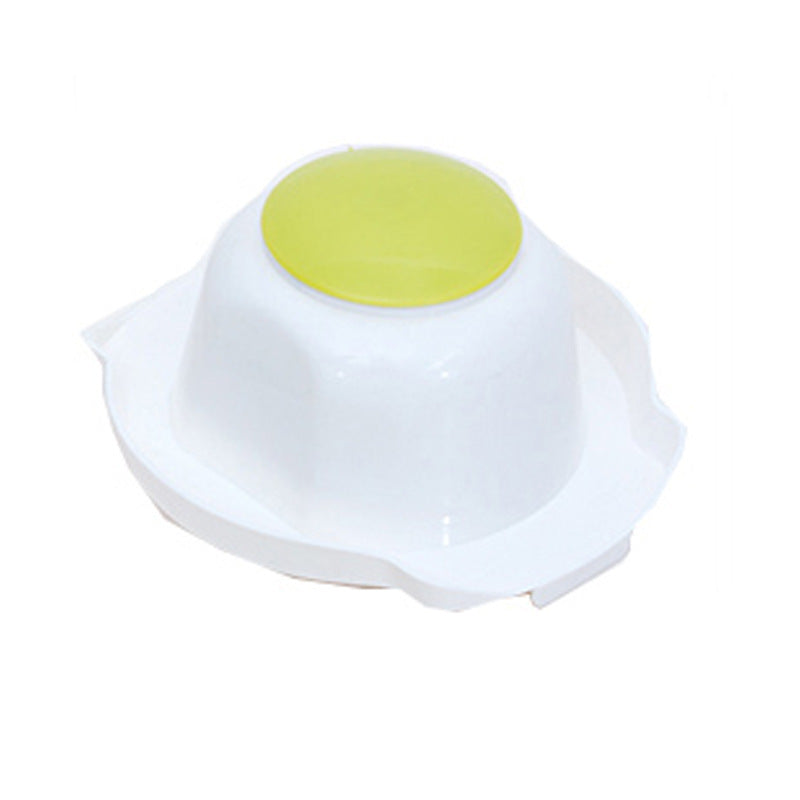 Shopi Vella multifunctional food safety rack in white with green top for secure kitchen use