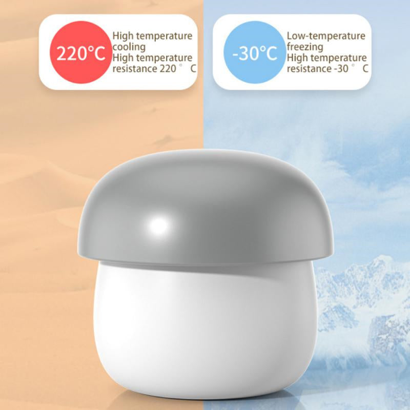 Shopi Vella mushroom ice cube mold in gray and white with high temperature and low temperature resistance