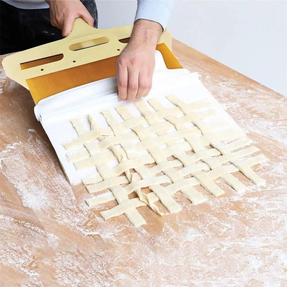 Shopi Vella non stick pizza transfer board with wooden handle for easy dough lifting and transfer