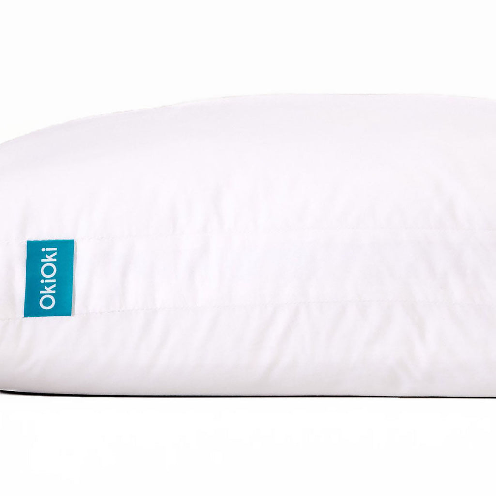 Shopi Vella white pillow case designed for a soft supportive sleep pillow with smooth fabric