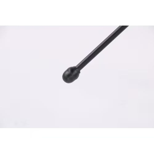 Close-up of black metal leg tip from Shopi Vella terrace bistro outdoor bistro conversation set