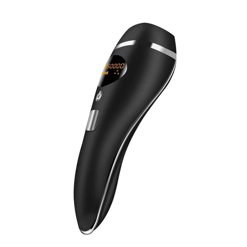 Shopi Vella black permanent hair removal equipment with digital display and ergonomic design