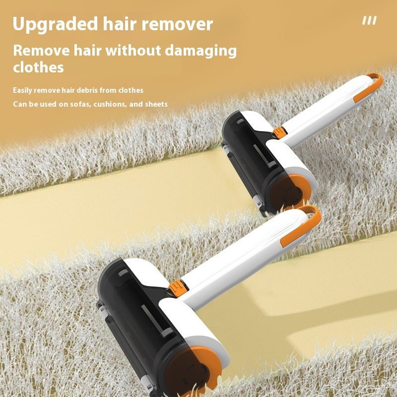 Shopi Vella pet hair removal roller with ergonomic handle for removing hair from sofas cushions and sheets