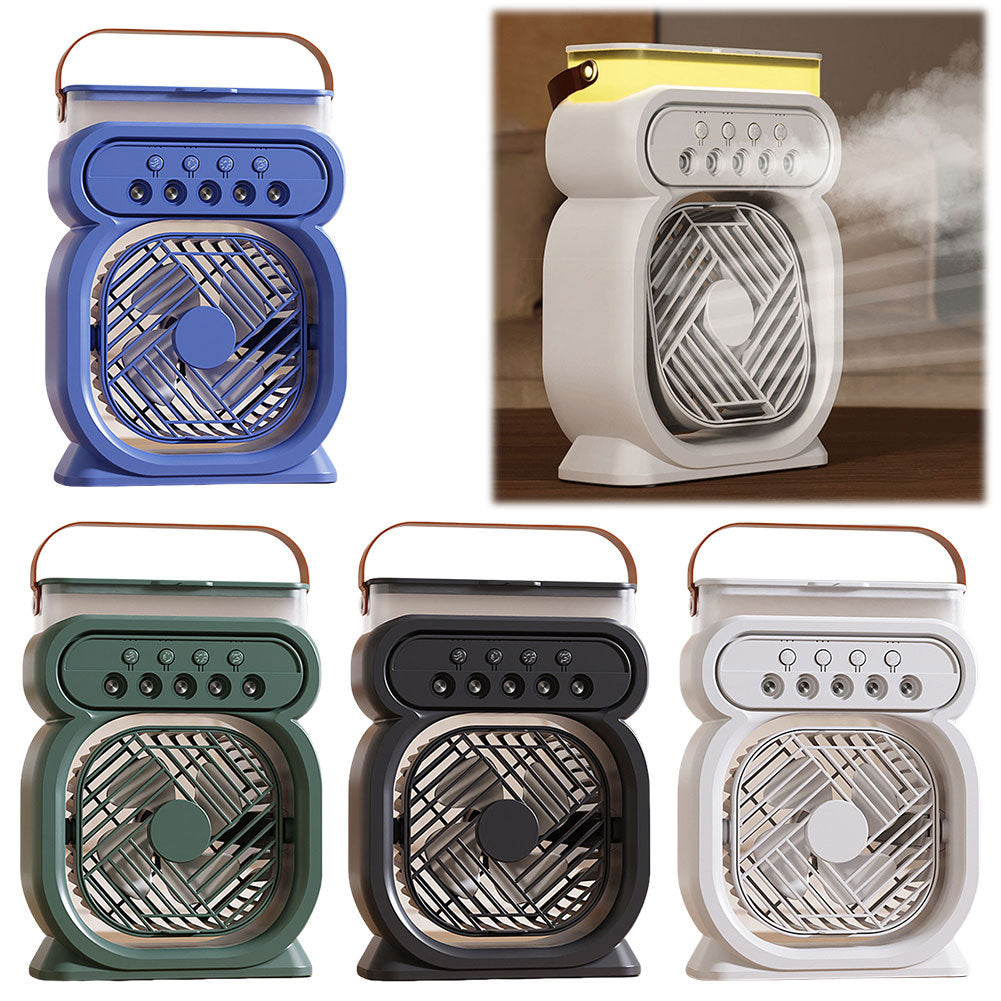 Portable air conditioner for home office in various colors with compact and stylish design