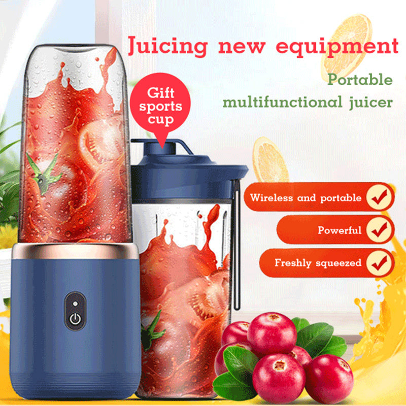 Shopi Vella portable blender for smoothies with wireless multifunctional juicer and gift sports cup