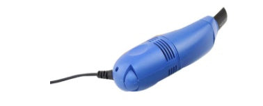 Shopi Vella portable computer keyboard brush in blue for cleaning dust and debris