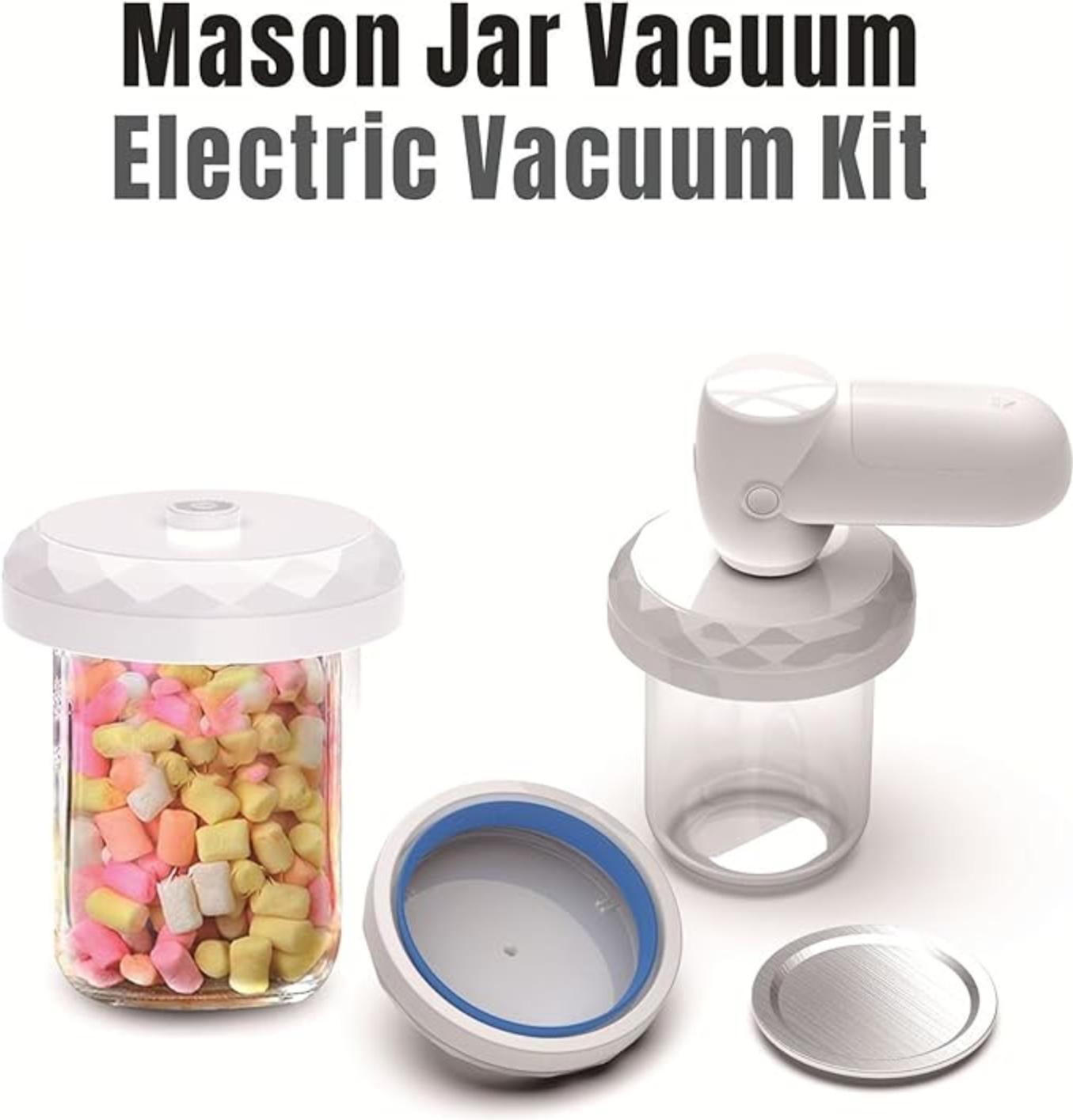 Shopi Vella portable food preservation machine Mason Jar Vacuum Electric Vacuum Kit for home storage