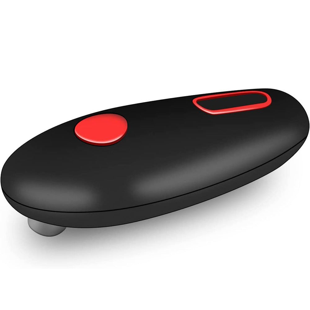 Black and red portable kitchen opener tool with ergonomic design for easy use