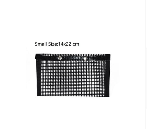 Shopi Vella small reusable BBQ grill mesh bag 14x22 cm black kitchen storage accessory