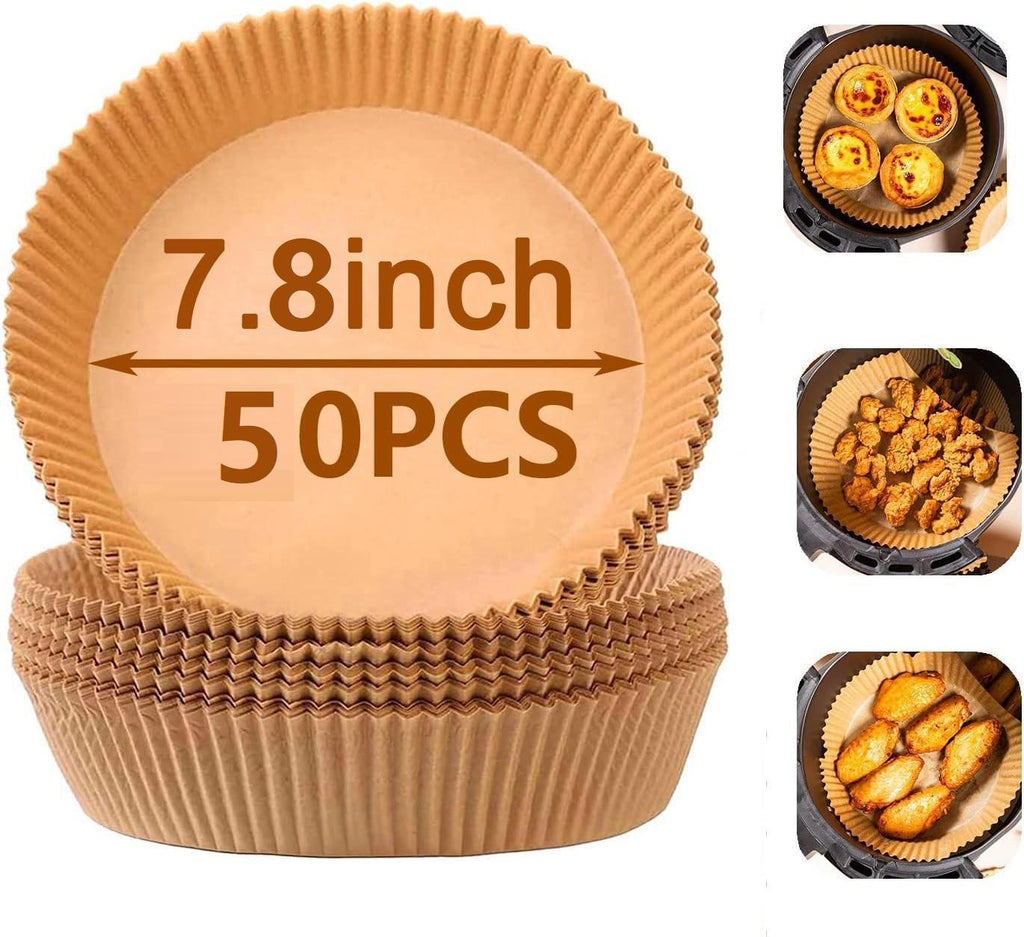 Shopi Vella round oil absorbing baking paper 7.8 inch 50pcs for dinnerware use with baked snacks