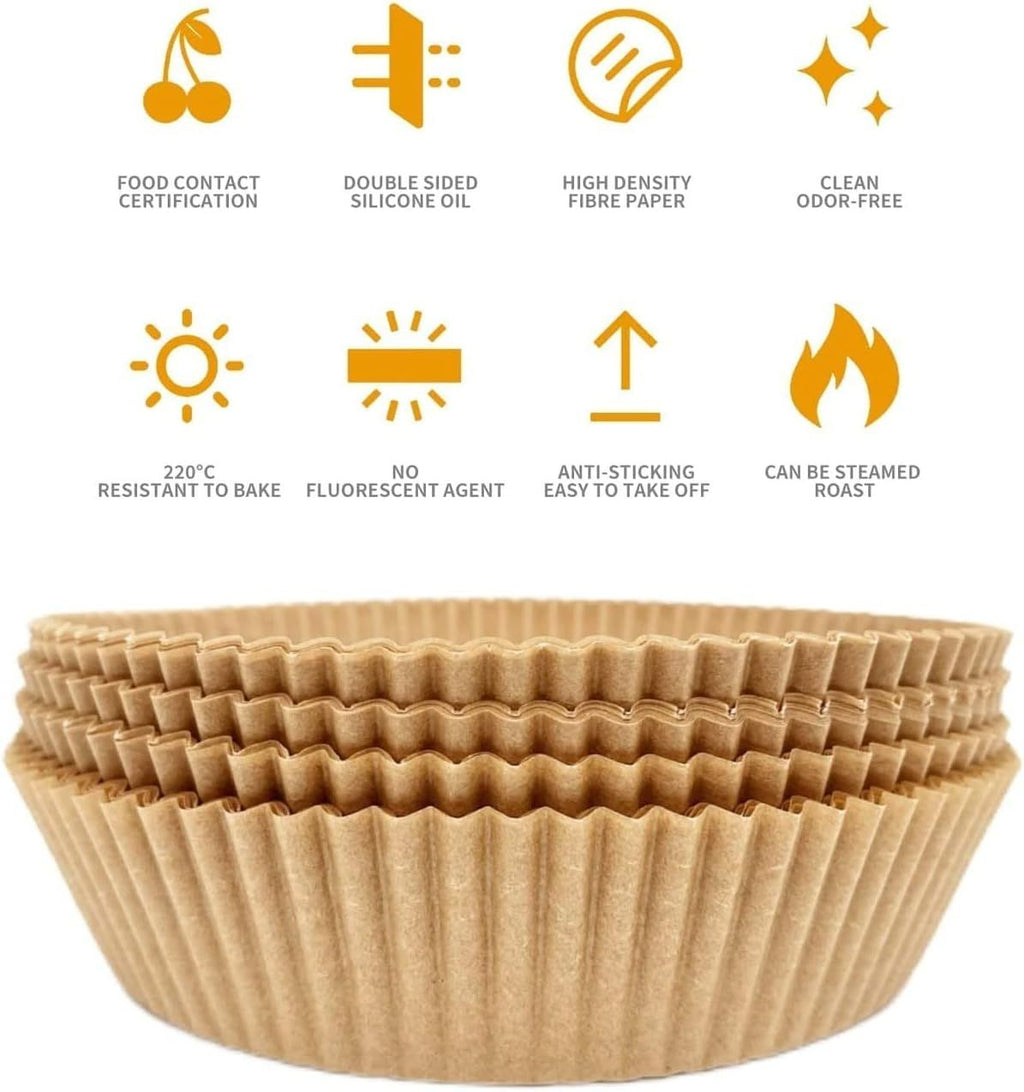 Shopi Vella round oil absorbing baking paper with anti-sticking and heat resistant features for dinnerware use