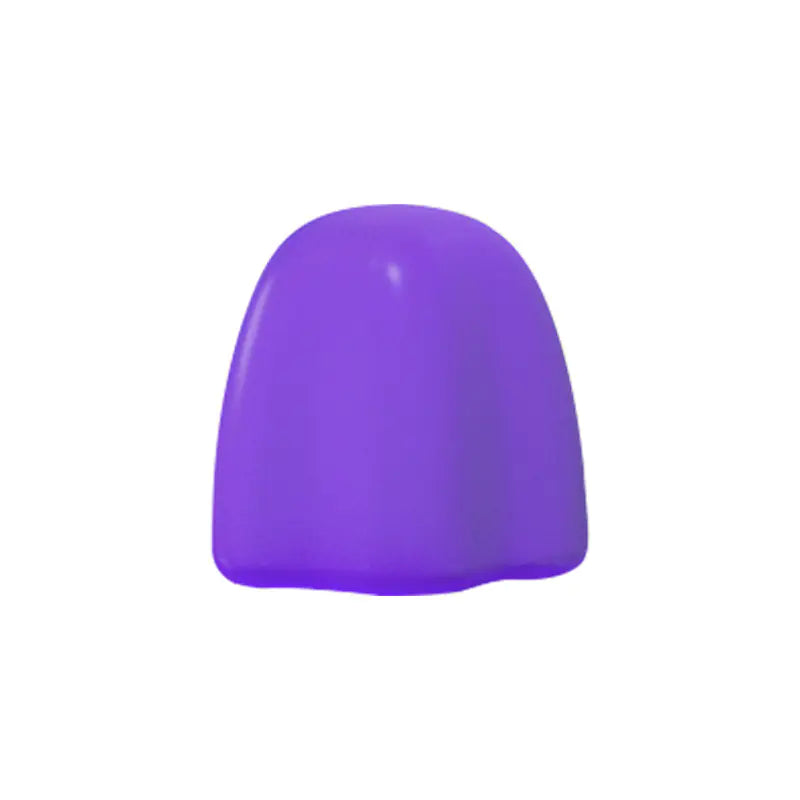 Purple self-sealing toothpaste cap for convenient and mess-free toothpaste storage