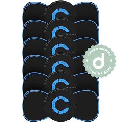 Shopi Vella smart cervical spine massager black and blue pack for home storage and pain relief