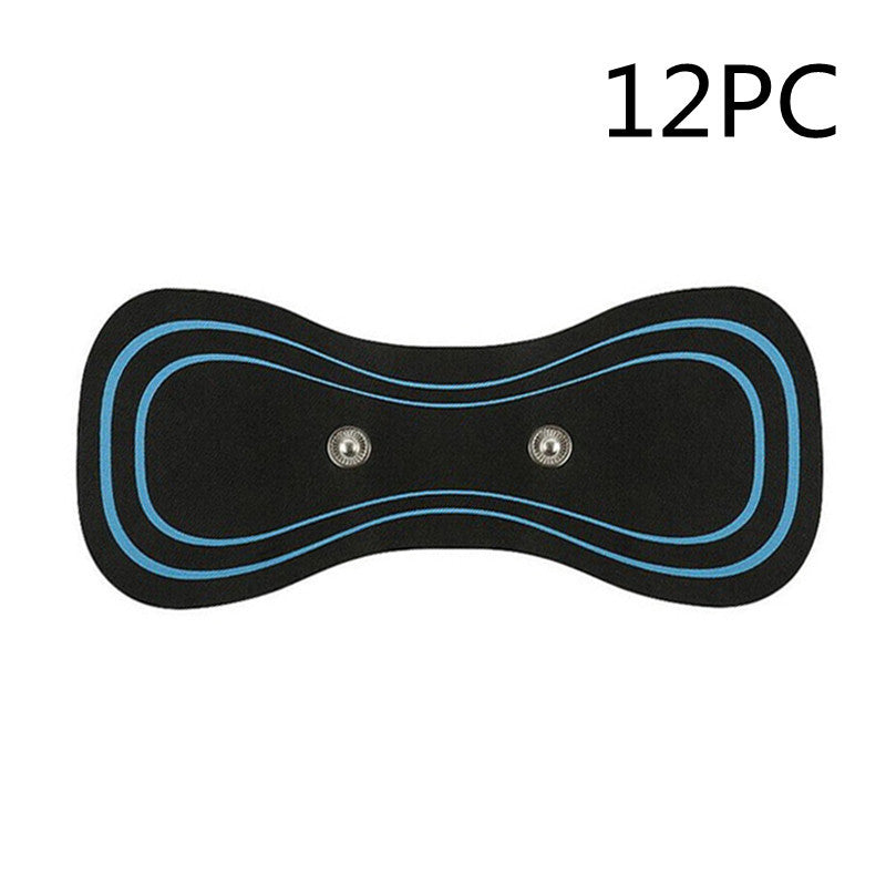 Shopi Vella smart cervical spine massager black with blue lines and two metal nodes for home use