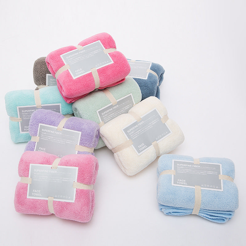 Shopi Vella soft yoga towel for sweat absorption in multiple pastel colors neatly folded