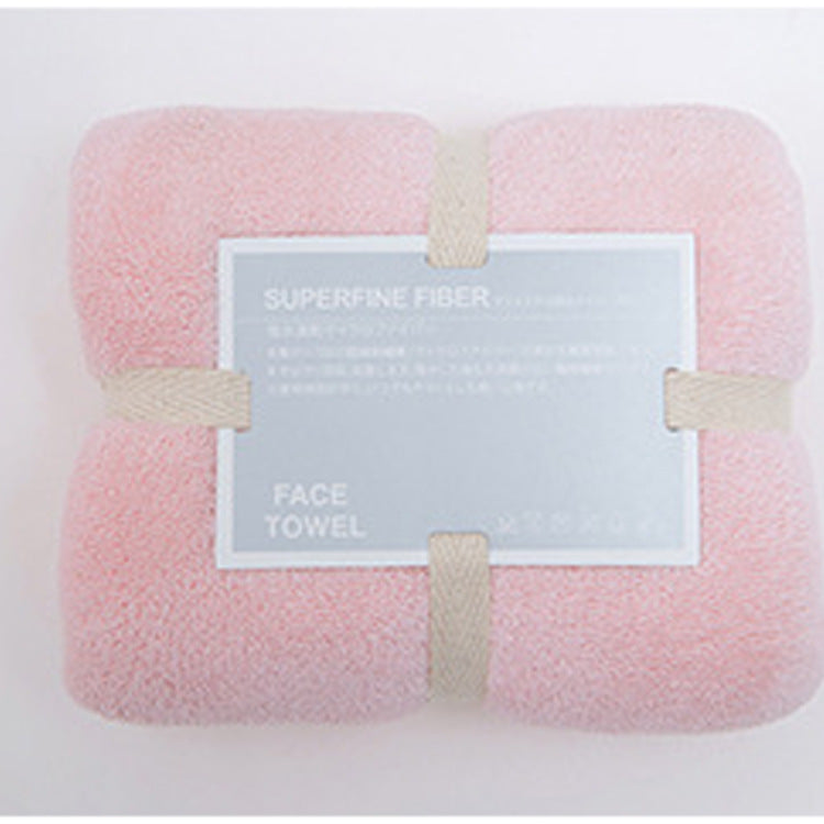Soft pink face towel by Shopi Vella, perfect as a soft yoga towel for sweat absorption