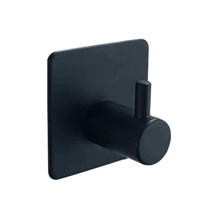 Black square coat hook for home organization with modern minimalist design