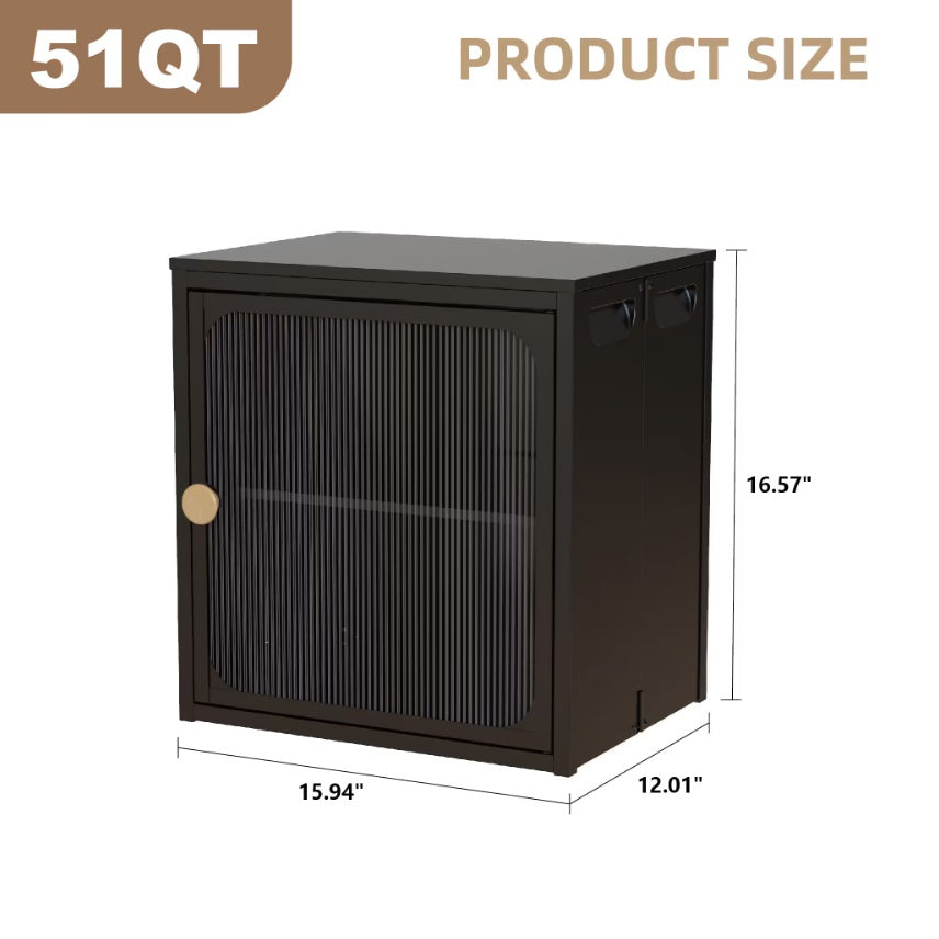 Shopi Vella sturdy steel wood cabinet for home with single door and compact storage dimensions