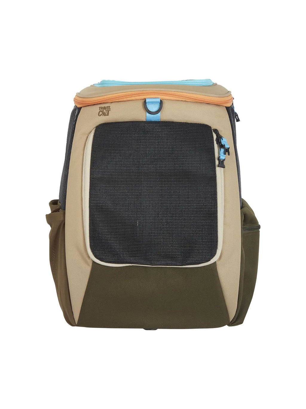 Travel Cat Backpack Carrier - The Navigator Convertible Pet Carrier Backpack - Cat Carrier Backpack with Fully Ventilated Mesh (Earth)