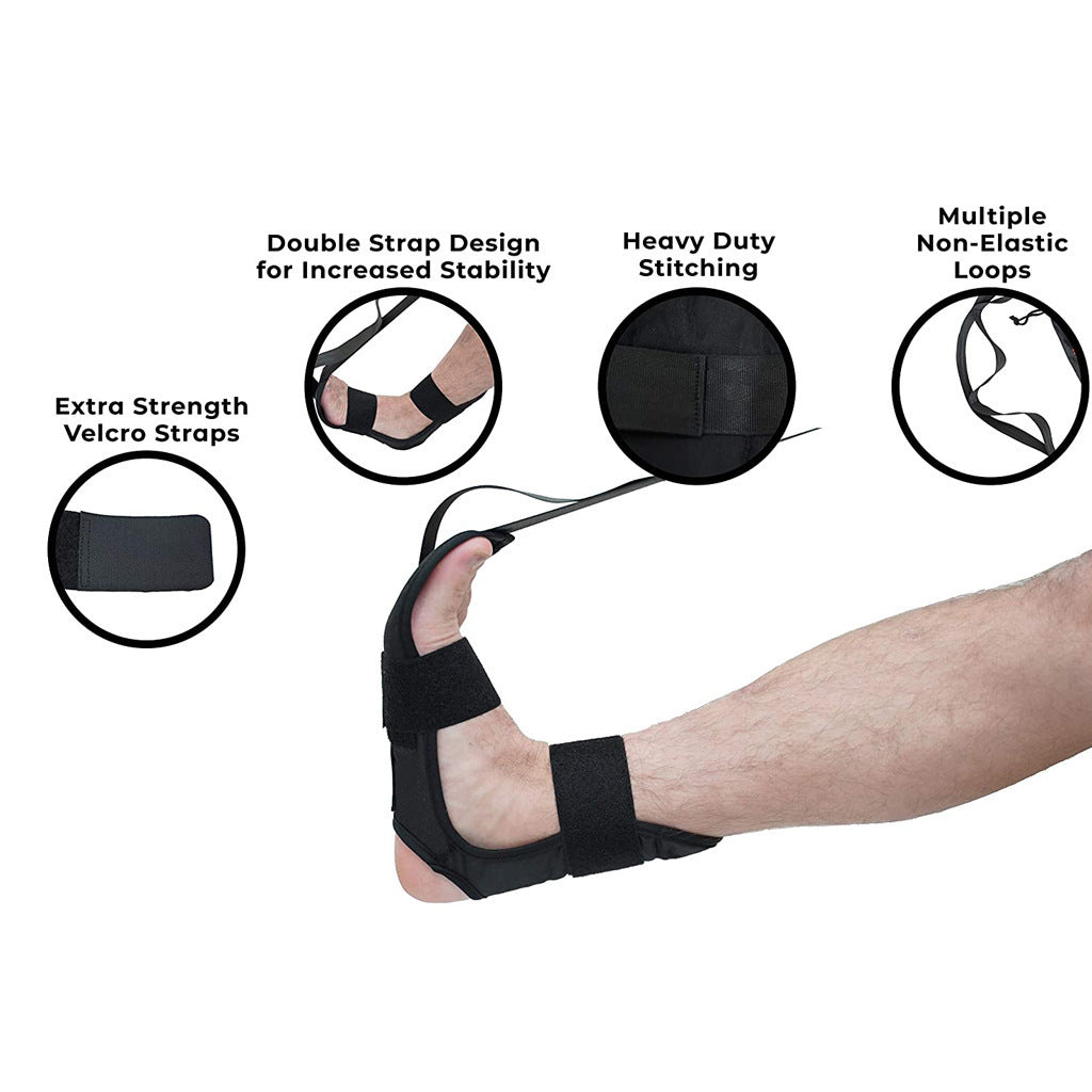 Shopi Vella leg stretching strap for physical therapy with double strap design and heavy duty stitching