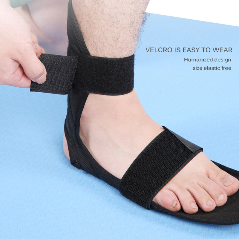 Leg stretching strap for physical therapy with adjustable Velcro strap on ankle and foot