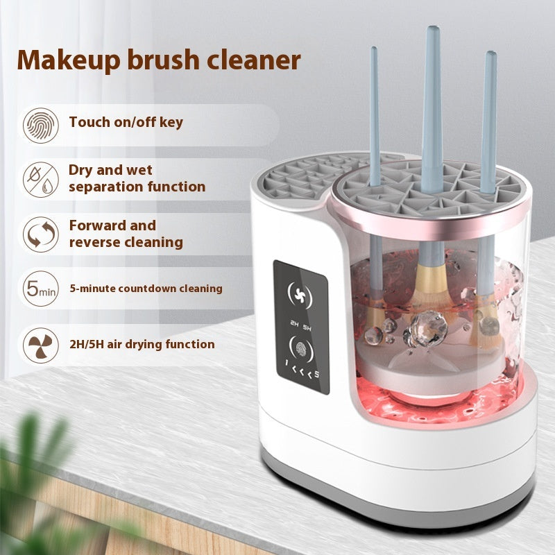 Shopi Vella automatic makeup brush cleaning device with touch on off key and air drying function