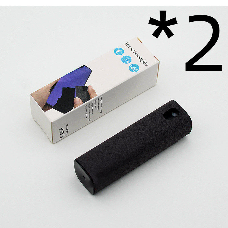Shopi Vella compact screen cleaner with storage and cleaning mist box for home use