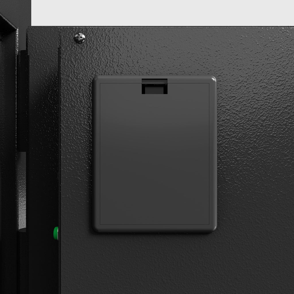 Shopi Vella electronic code lock safe for office with secure black textured metal surface