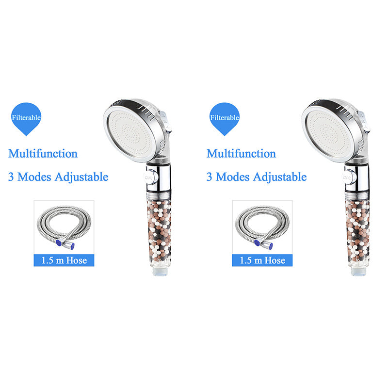Shopi Vella negative ion shower head with multifunction 3 adjustable modes and 1.5 meter hose
