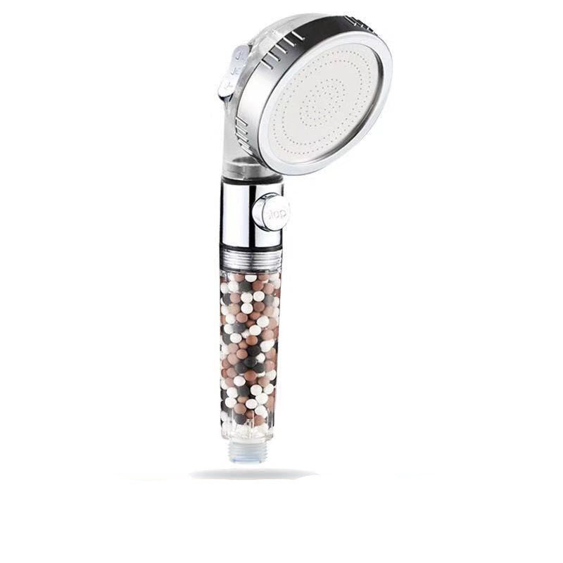 Shopi Vella negative ion shower head with mineral balls for water purification and improved skin health