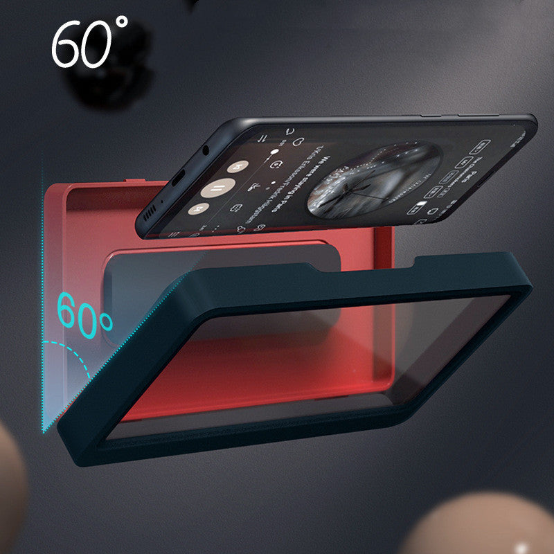 Shopi Vella waterproof bathroom phone holder with 60 degree adjustable viewing angle for home storage