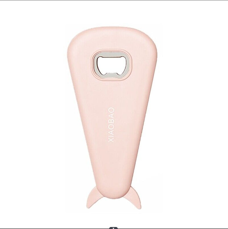 Shopi Vella rust proof jar and can opener in pink for easy kitchen storage and food access